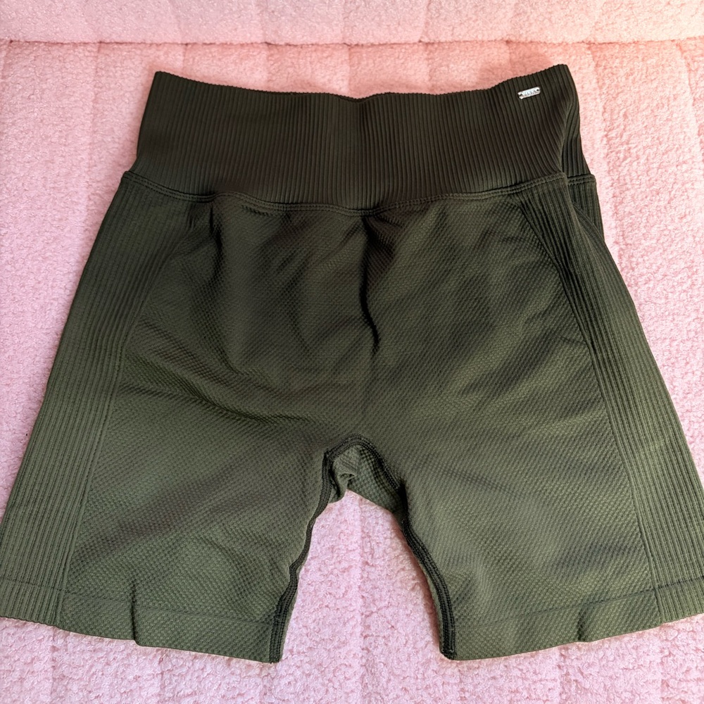 PINK Victoria's Secret Olive Athletic Shorts